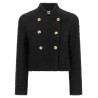 Double-breasted Tweed Short Jacket