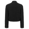 Double-breasted Tweed Short Jacket