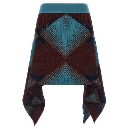 'Ikat Argyle' skirt