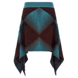 'Ikat Argyle' skirt