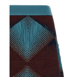 'Ikat Argyle' skirt