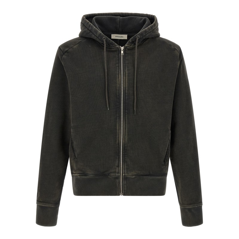 Zip and hoodie