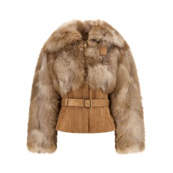 Bustier and belted jacket