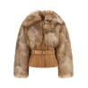Bustier and belted jacket