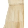 'Embroidered Frilled Mini' dress