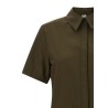 Pleated chemisier dress
