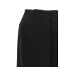 Skirt with closure and back panel