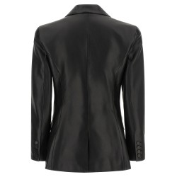 Leather blazer