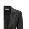 Leather blazer