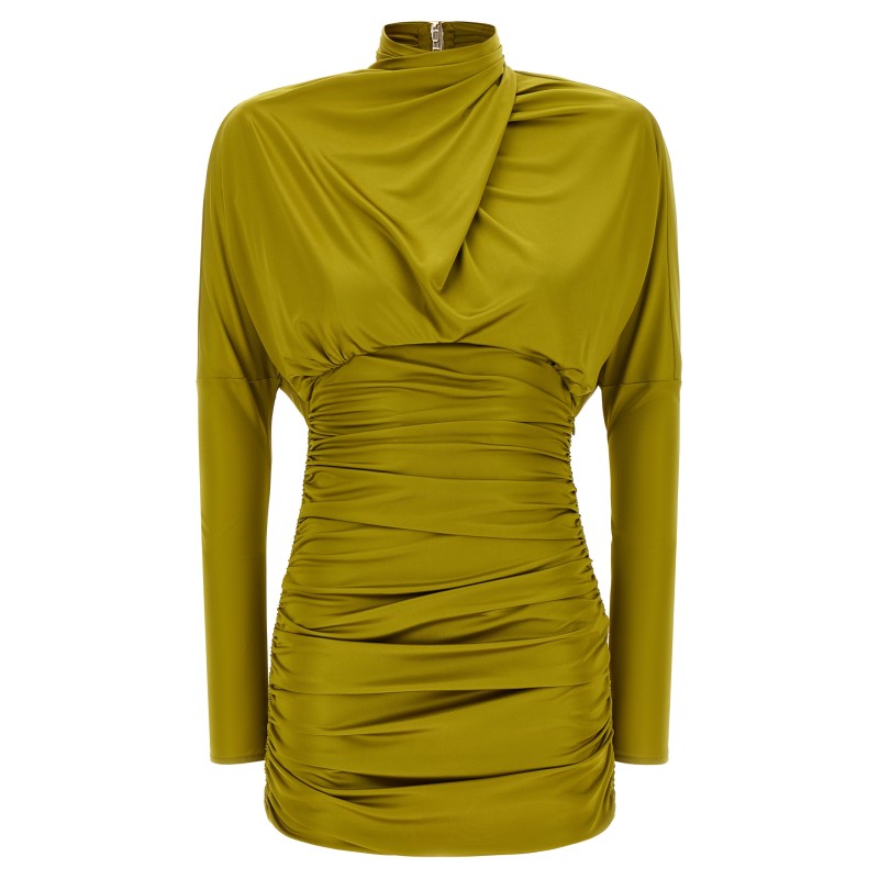 Draped mini dress