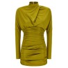 Draped mini dress