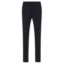 Formal pants with front fold