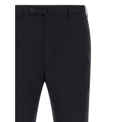 Formal pants with front fold
