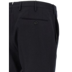 Formal pants with front fold