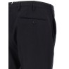 Formal pants with front fold