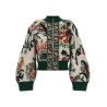 Floral jacquard blouson
