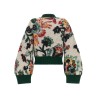 Floral jacquard blouson