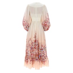 V-NECK LONG DRESS