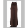 pantalone in seta con cintura