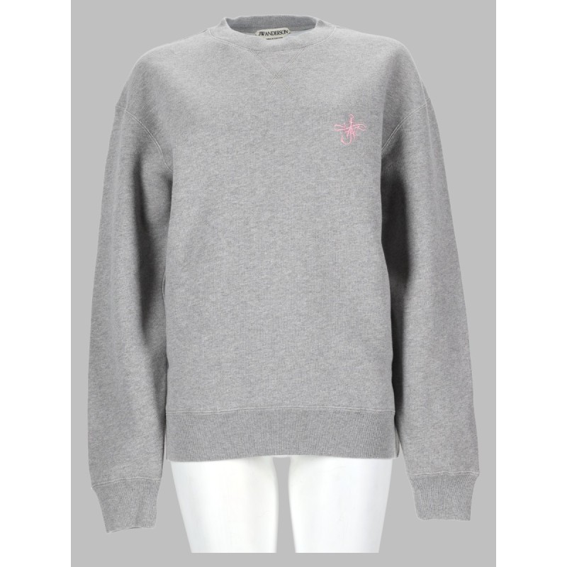 felpa con logo ricamato "anchor"