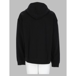 felpa con zip e logo