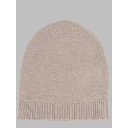 berretto in lana, seta e cashmere