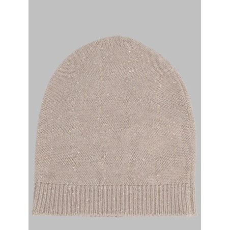 berretto in lana, seta e cashmere
