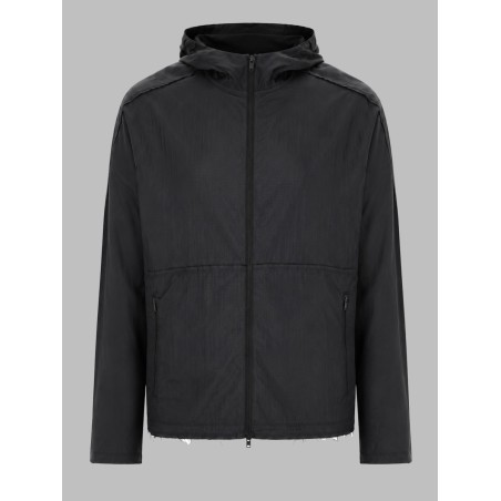 giacca "running" con cappuccio e zip