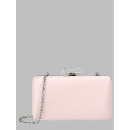 Clutch Rosa In Raso
