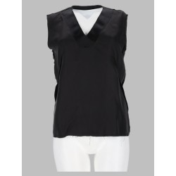 Top In Seta Con Scollo A V