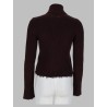 cardigan a coste con zip