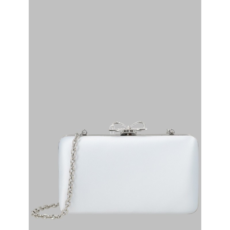 Clutch Blu In Raso