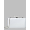 Clutch Blu In Raso