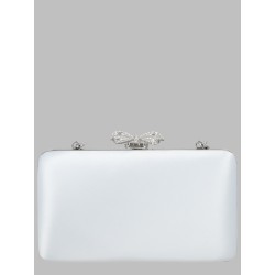 Clutch Blu In Raso