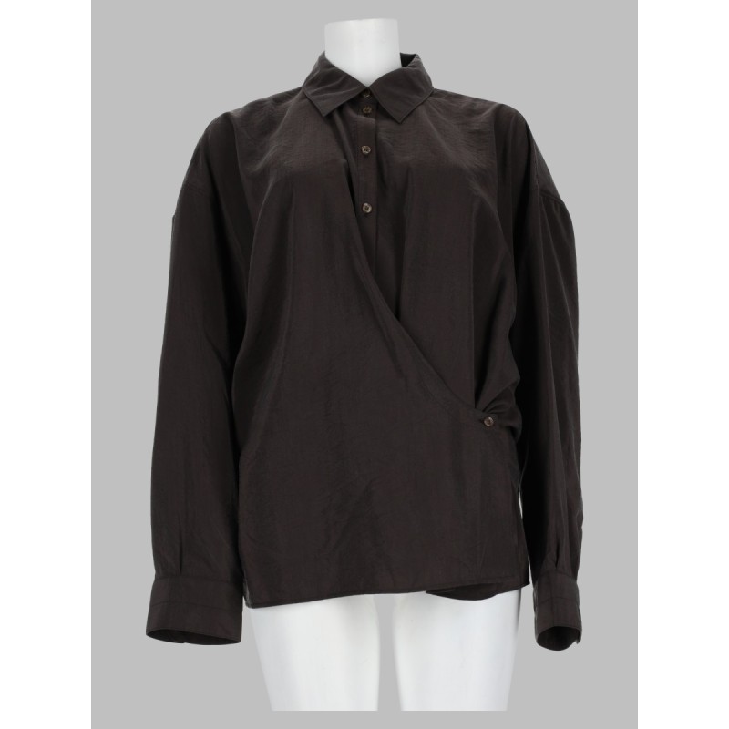 camicia "twisted" in seta
