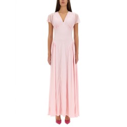 LONG DRESS WITH DRAPE