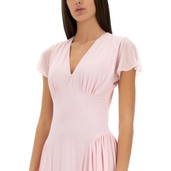 LONG DRESS WITH DRAPE