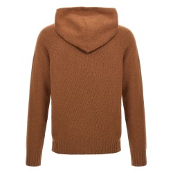 Wool hooded sweater