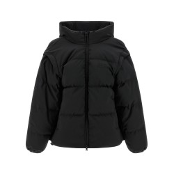 'Numeric signature MM6' embroidery down jacket