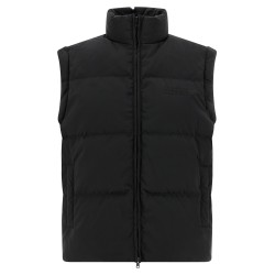 'Numeric signature MM6' embroidery down jacket