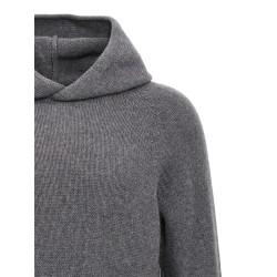 Wool hooded sweater