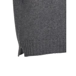 Wool hooded sweater