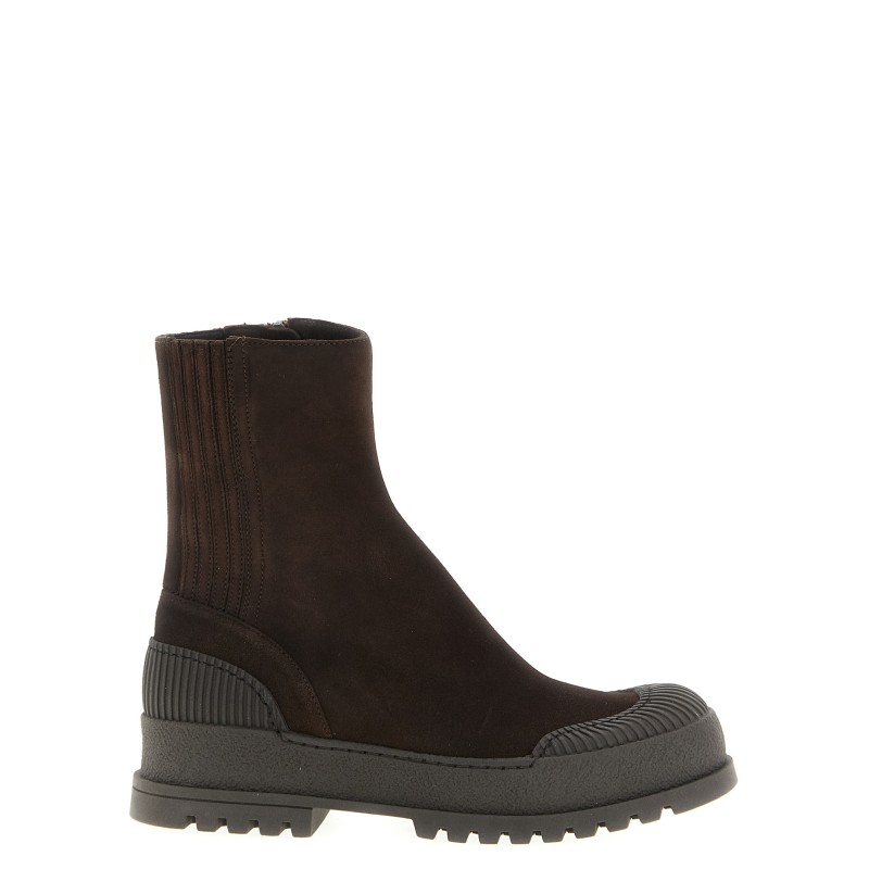 'Rugged' ankle boots