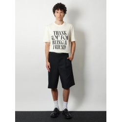 Virgin wool shorts