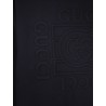 Cotton sweatshirt with frontal embossed logo
