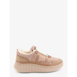 Nama low-top sneakers in mesh with suede inserts