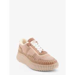 Nama low-top sneakers in mesh with suede inserts