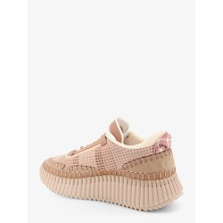 Nama low-top sneakers in mesh with suede inserts