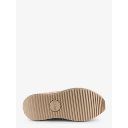 Nama low-top sneakers in mesh with suede inserts