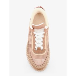 Nama low-top sneakers in mesh with suede inserts